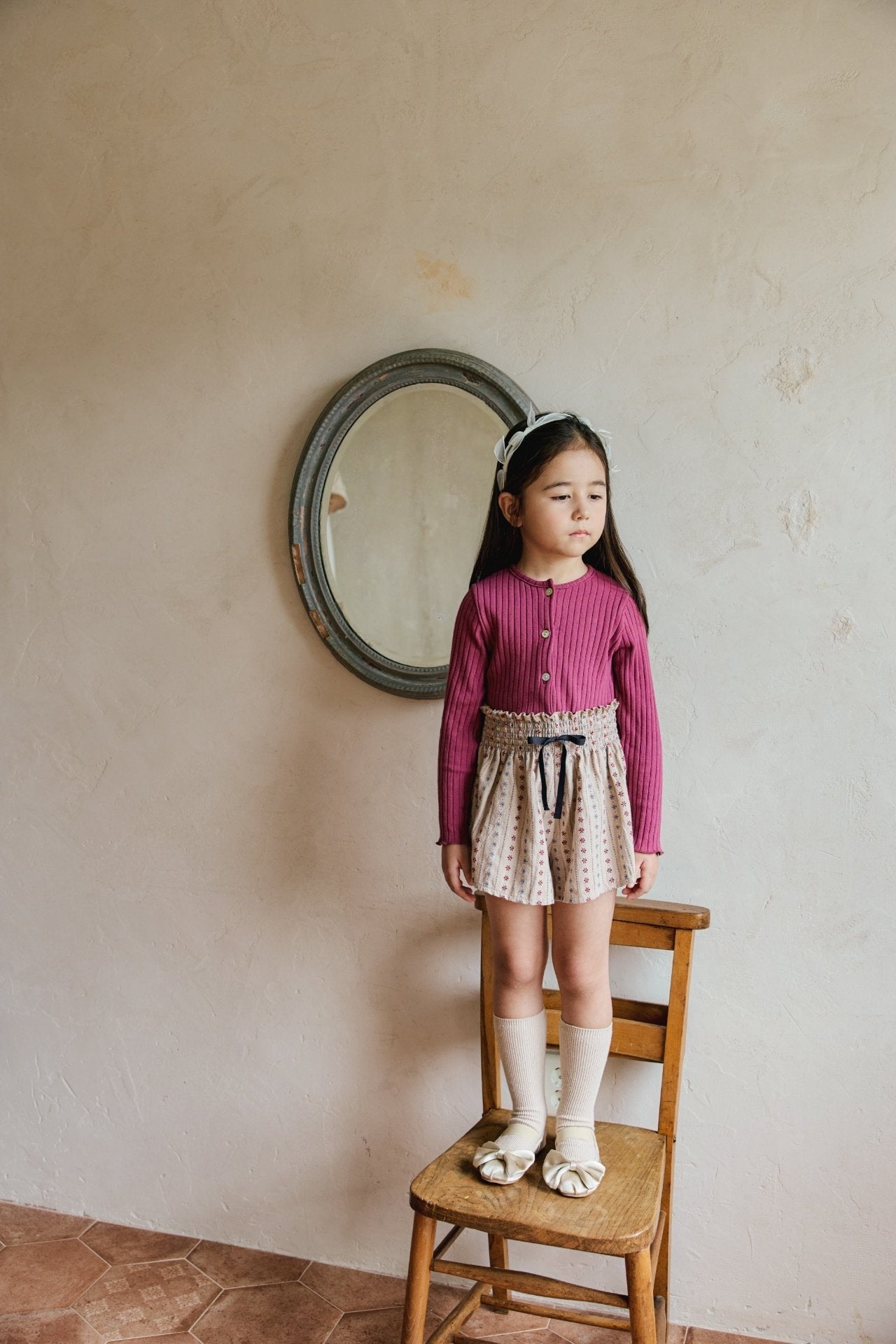 <予約>mon Atelier / Crop Cardigan
