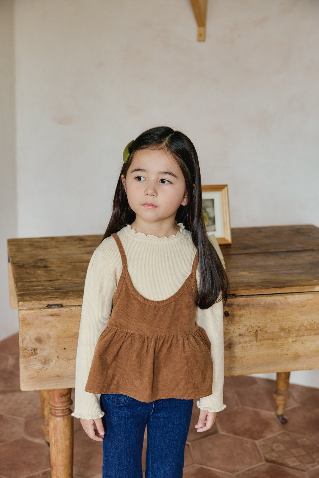 <予約>mon Atelier / Frill Knit Top