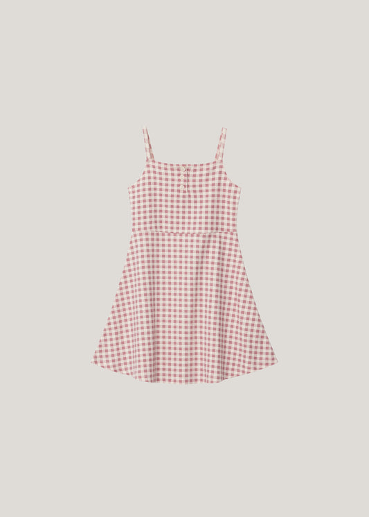 inné / Ete ops - pink gingham
