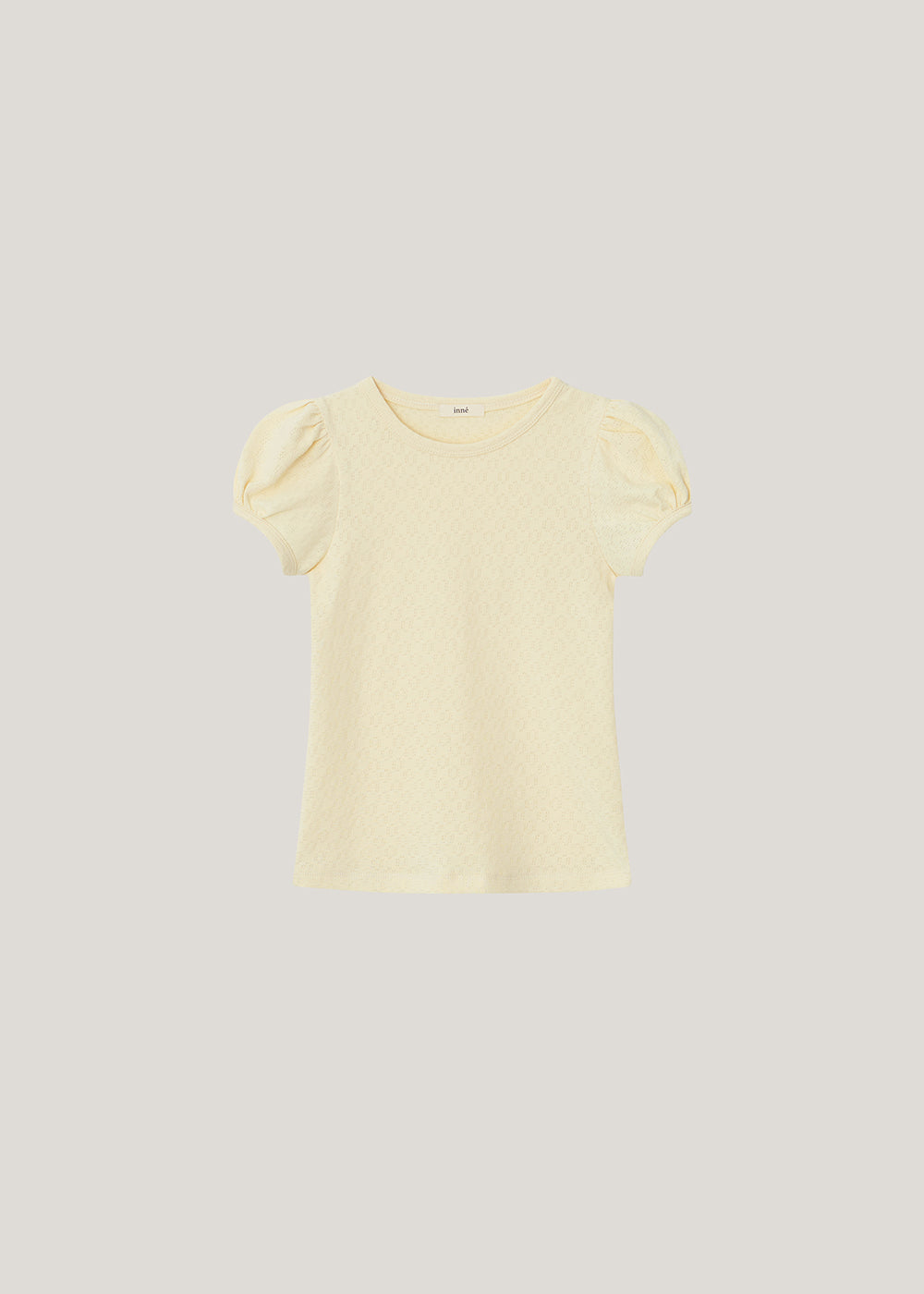 inné / Petit puff tee -  lemon butter