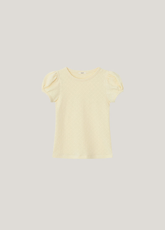 inné / Petit puff tee -  lemon butter