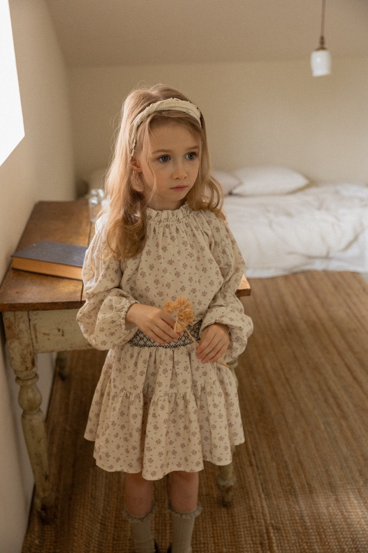 (予約)perro bebe / Ella blouse , skirt - pink