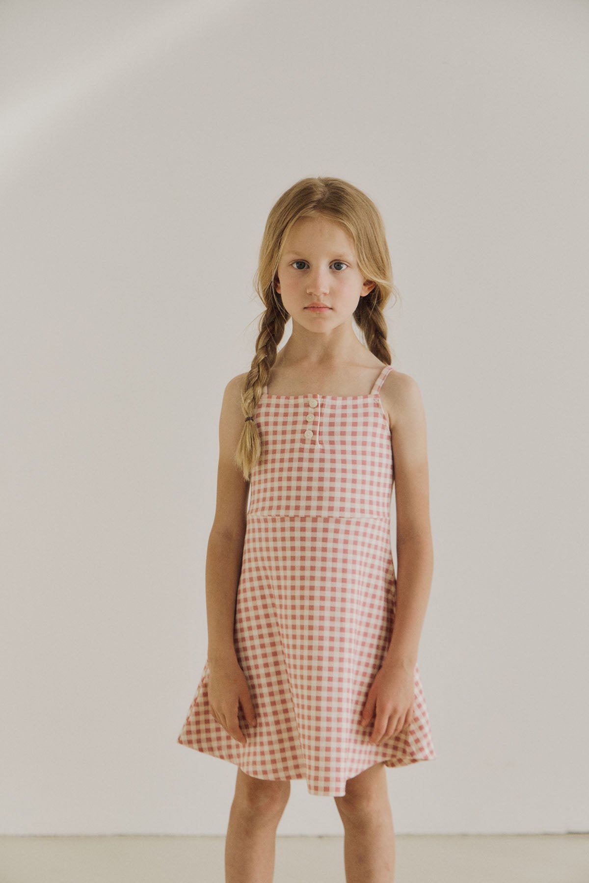 inné / Ete ops - pink gingham