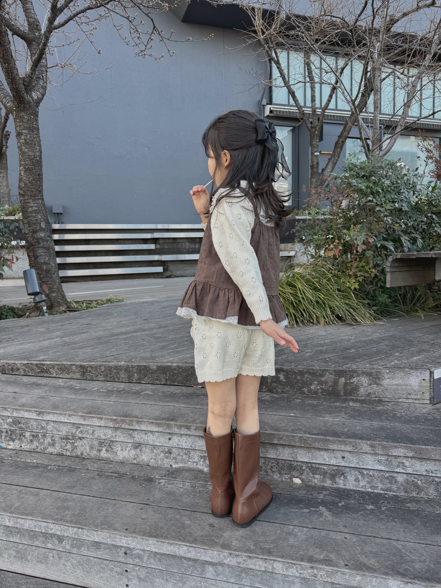 Roa / Punching Knit Set