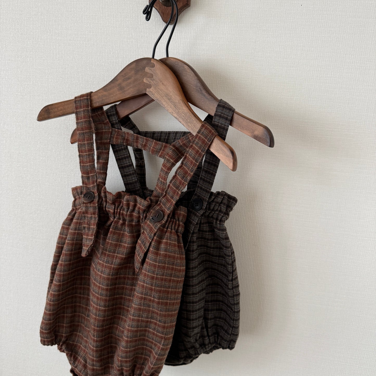 mimi market / Check suspender blommer