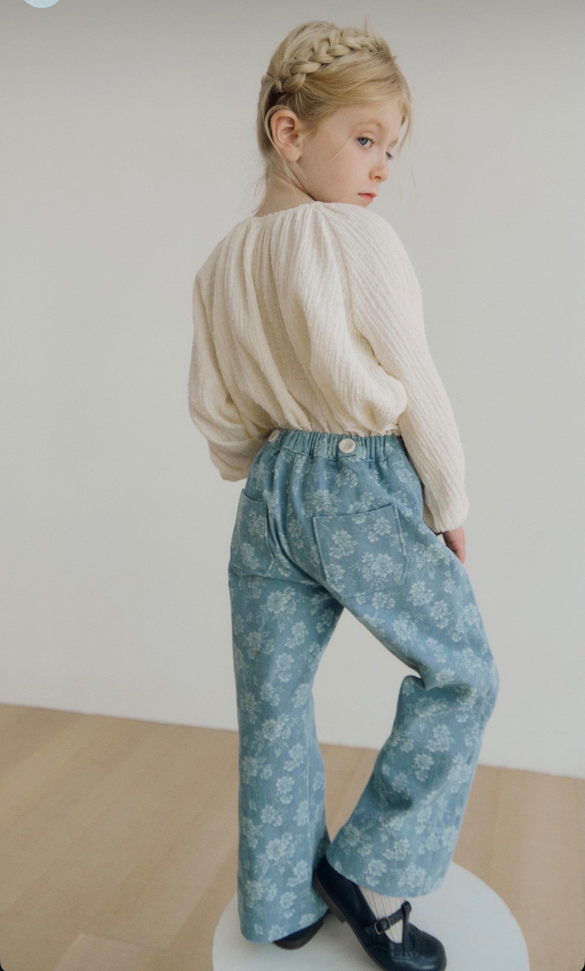 (予約) inné / Snow cotton blouse