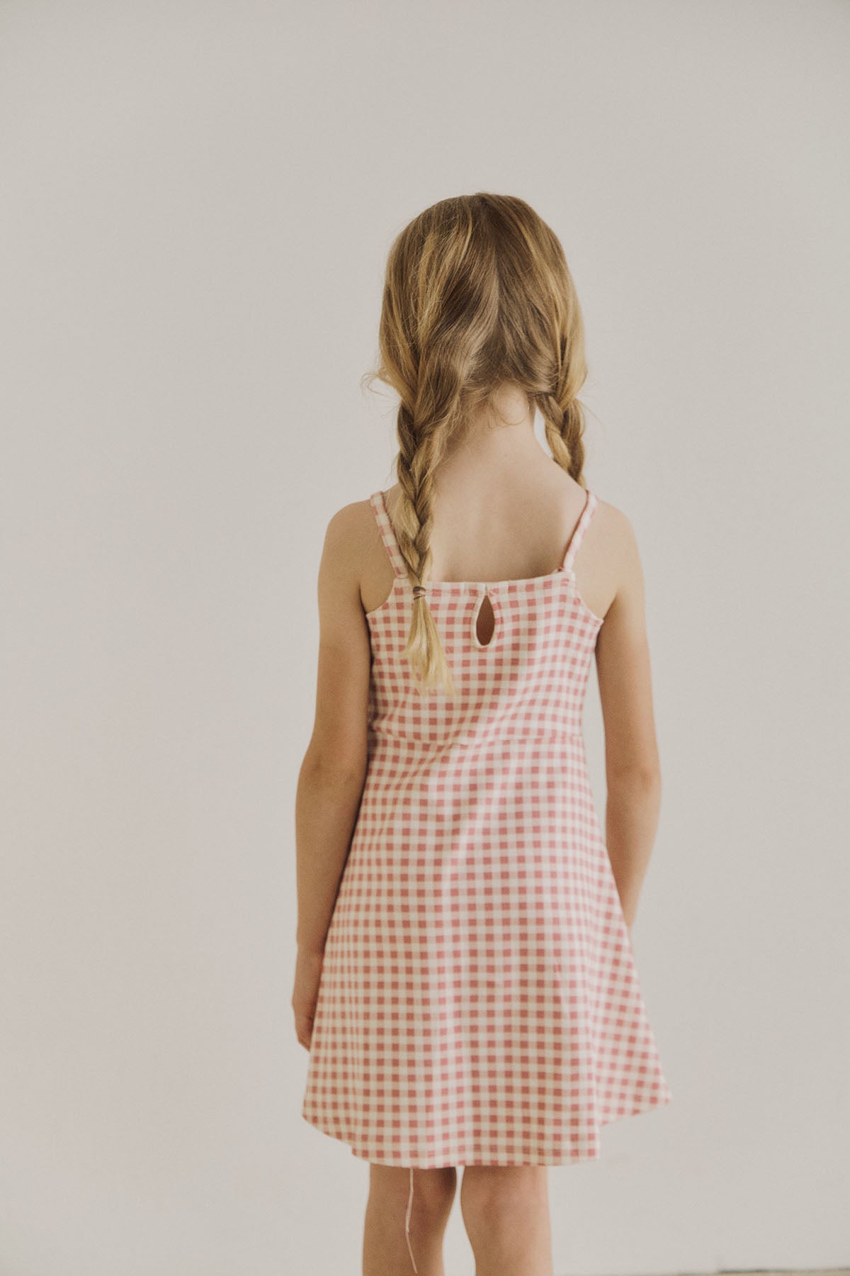 inné / Ete ops - pink gingham