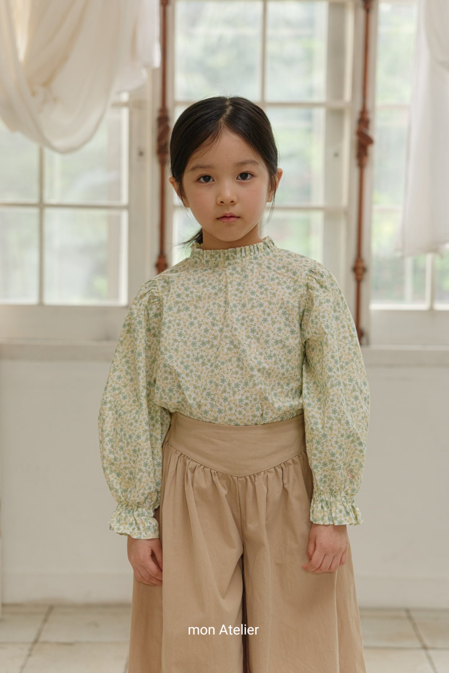 (予約) mon Atelier  / daisy blouse