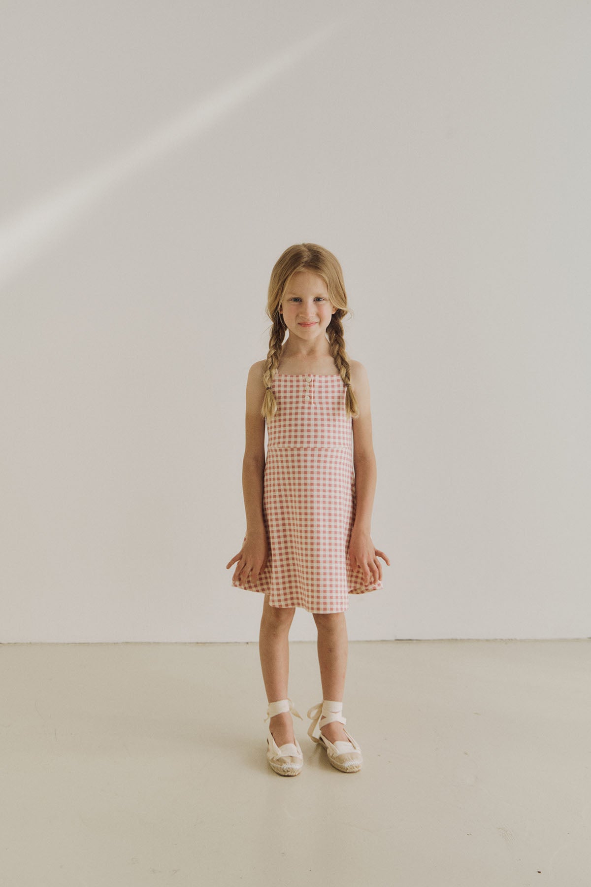 inné / Ete ops - pink gingham