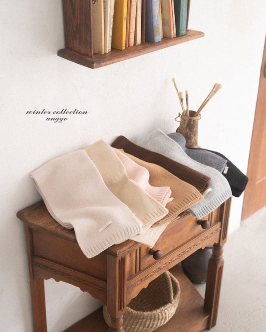 (予約) anggo / Knitwear muffler
