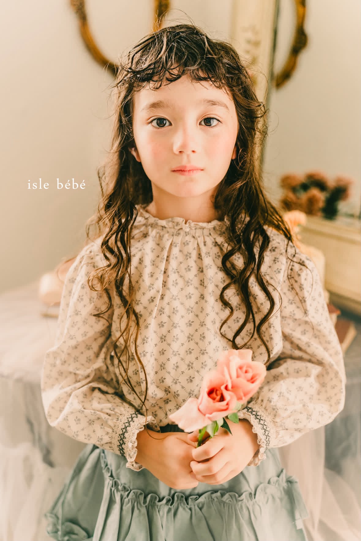 [Original] Muguet Puff Top ivory