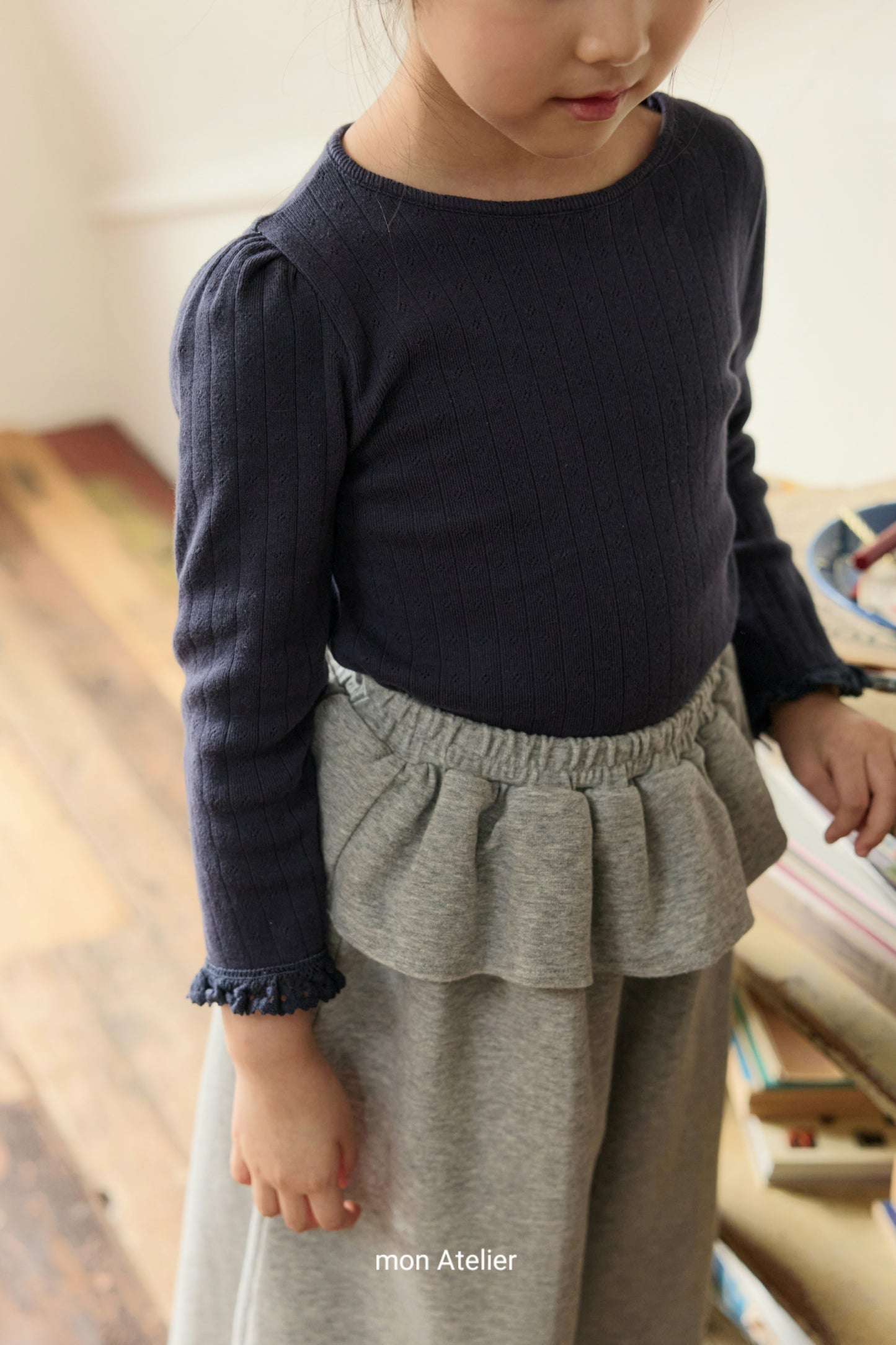(予約) mon Atelier  /  moly lace T