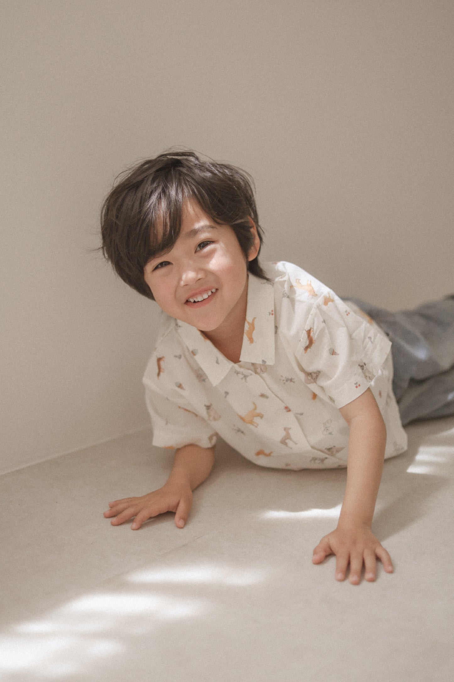minirobe / Puppy short sleeve shirt