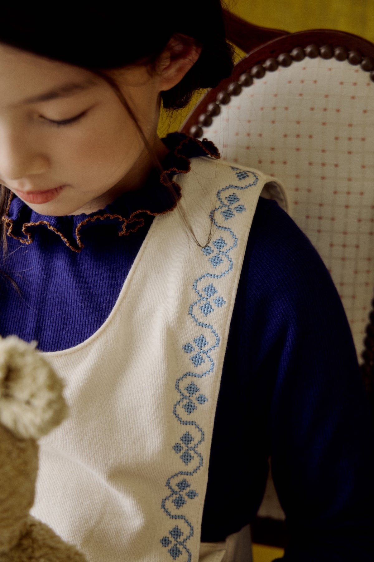 (予約) Saint Ella / Elodie Jumper Dress - macadamia