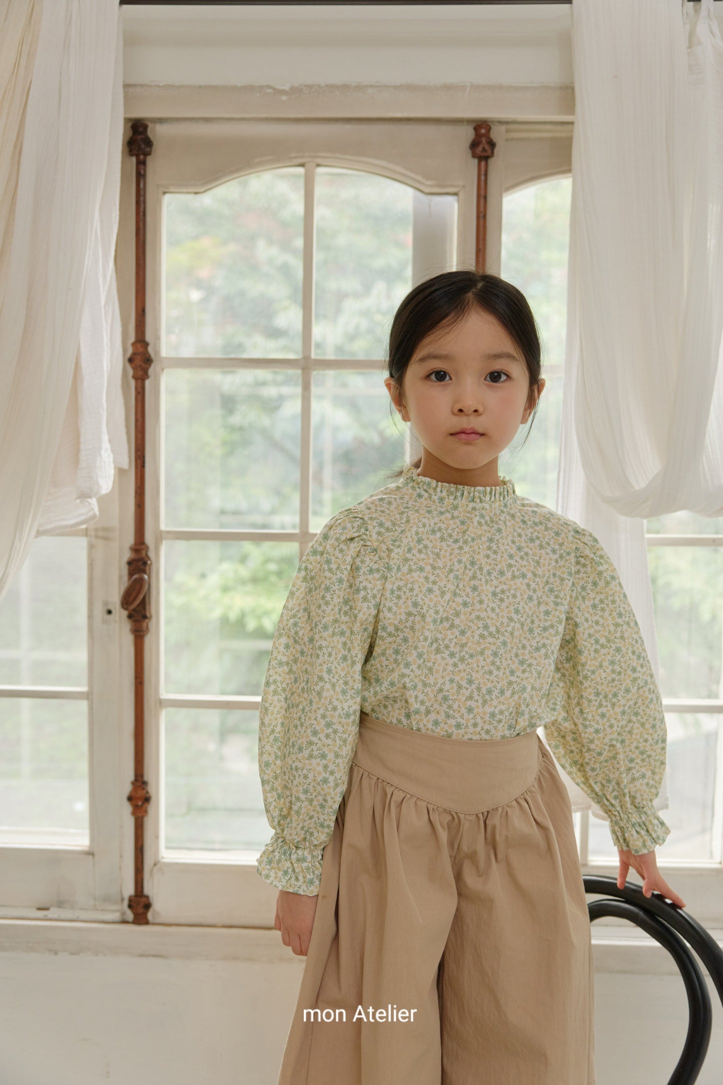 (予約) mon Atelier  / daisy blouse