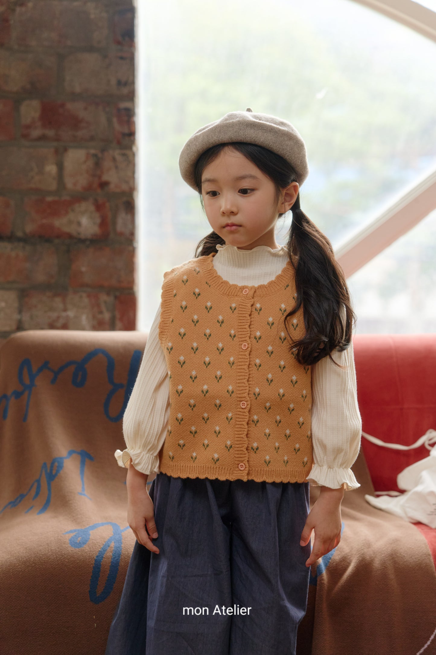 (予約) mon Atelier  / tulip vest