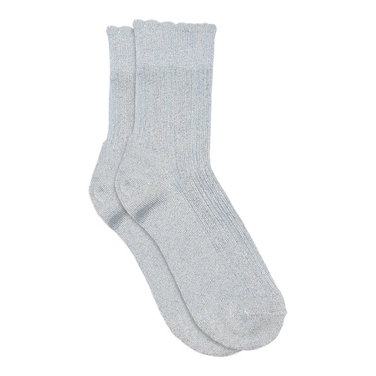mp Denmark / Celosia glitter socks Ice Heather