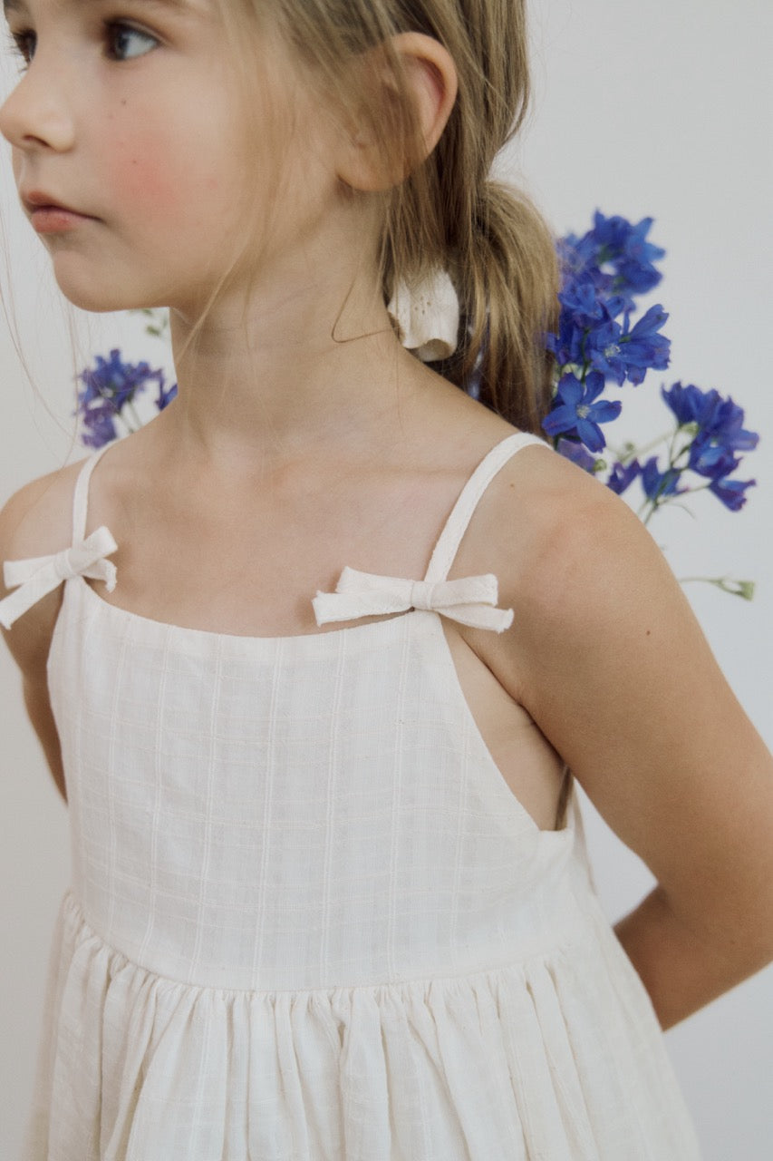 (予約) inné / ribbon petit ops (ivory)