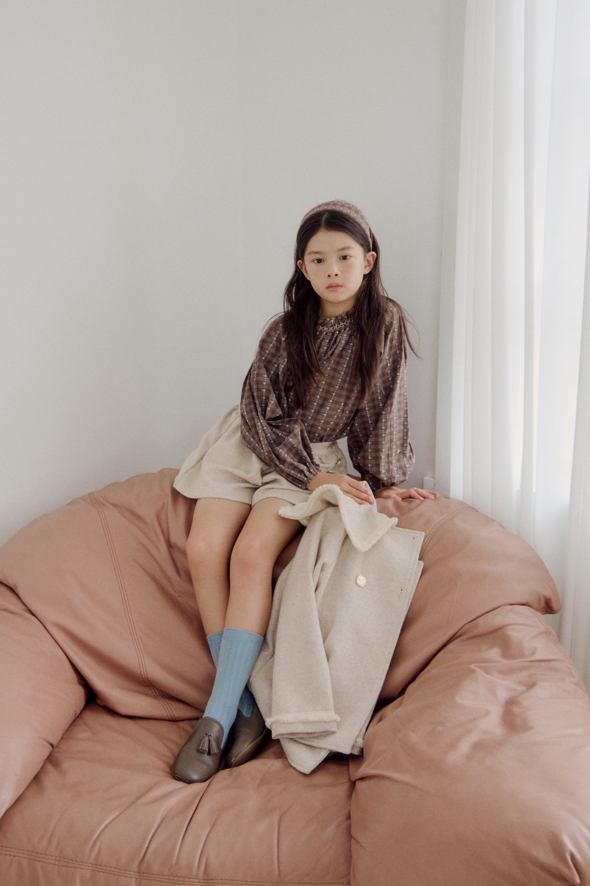 (予約) Saint Ella / Ette blouse - Ash brown