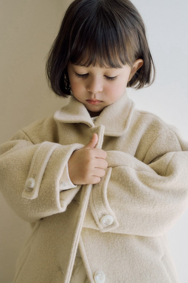 送料無料(予約) inné / Robin wool coat
