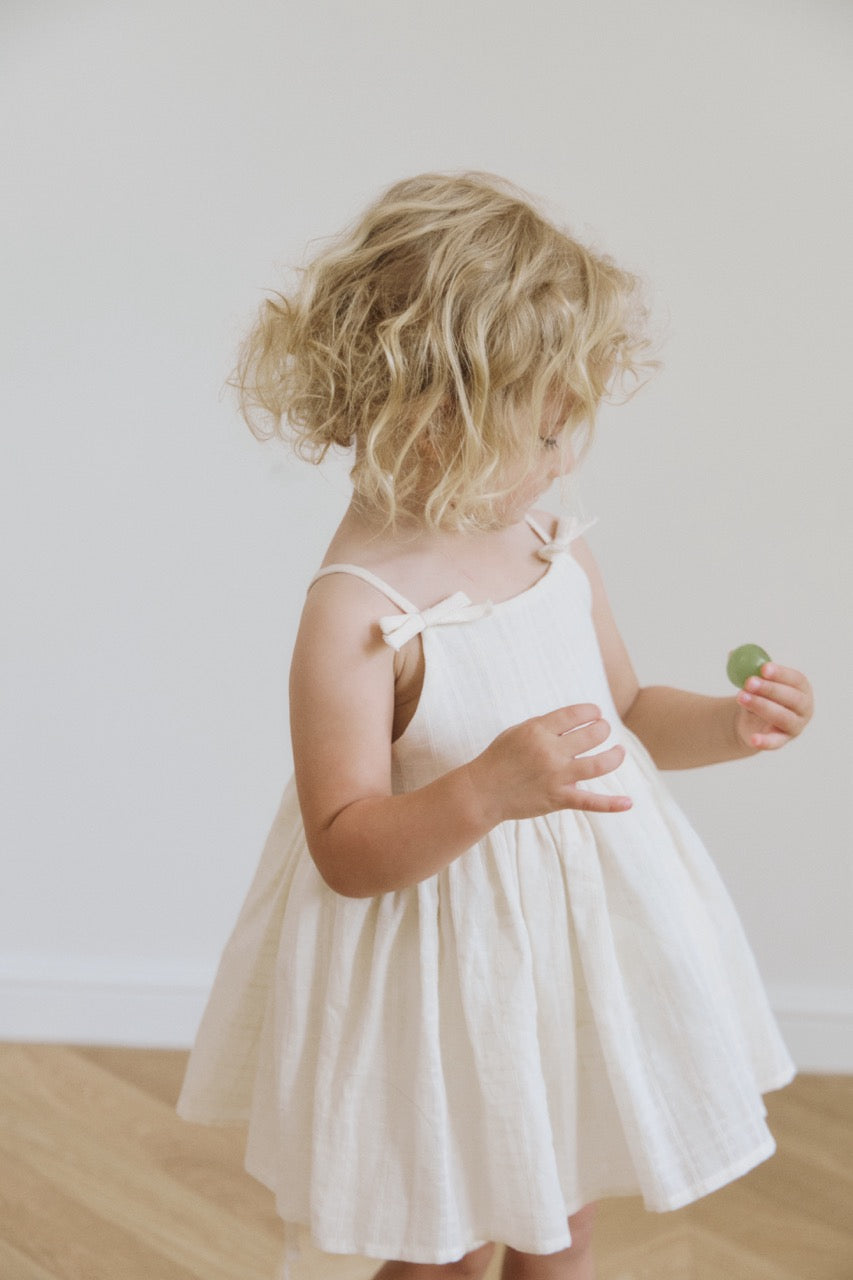 (予約) inné / ribbon petit ops (ivory)
