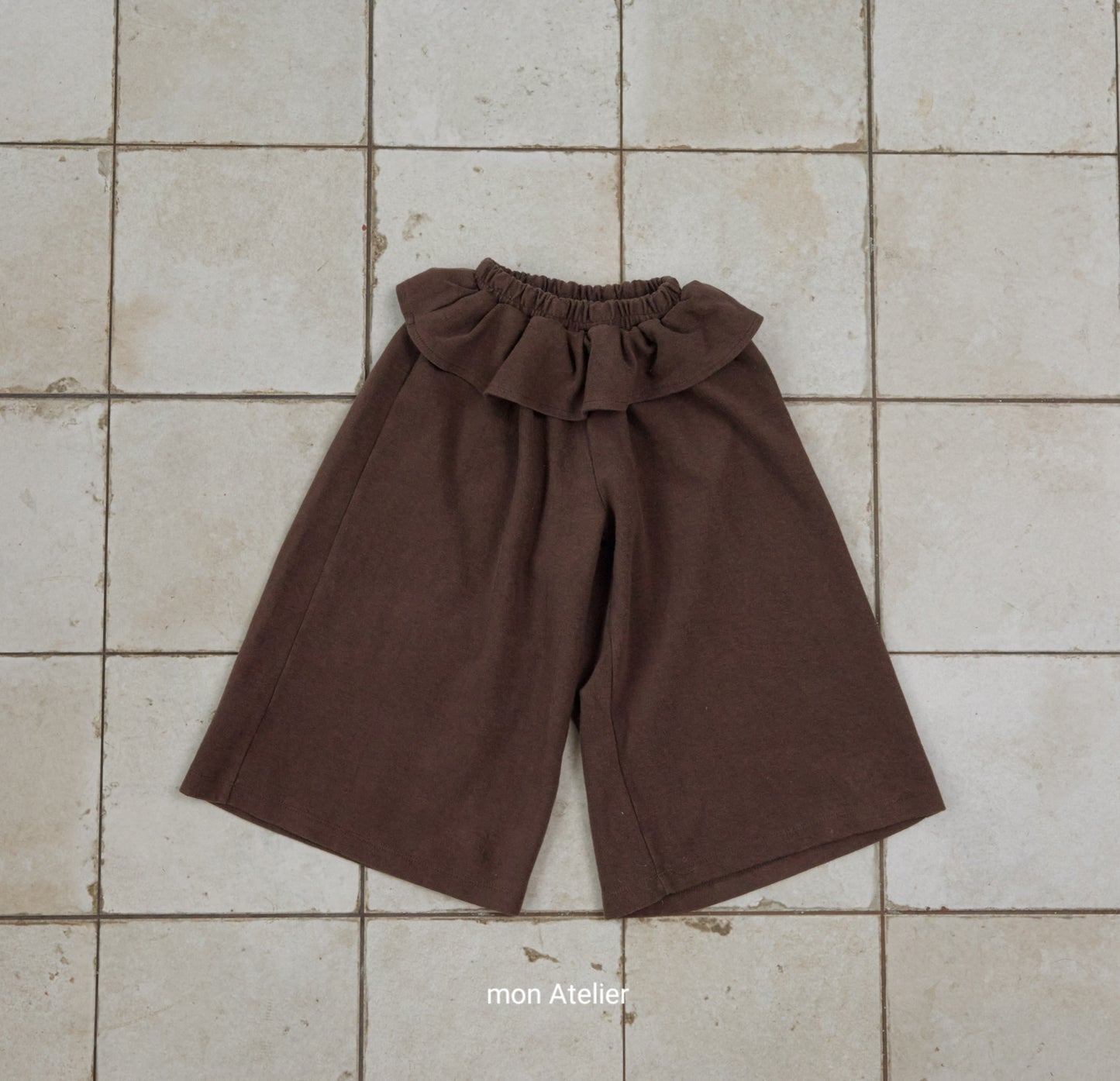 (予約) mon Atelier  / ruffle pants