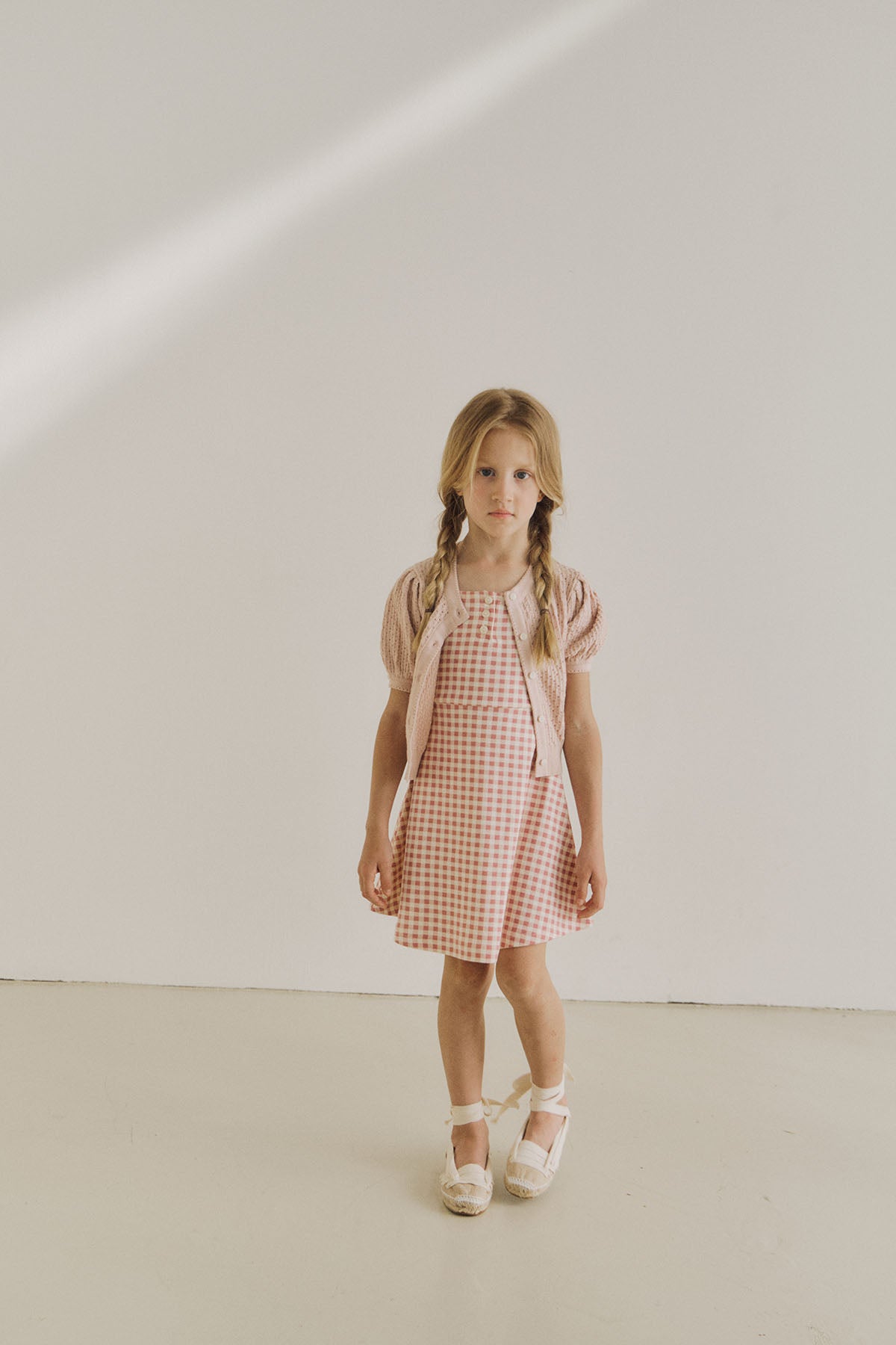 inné / Ete ops - pink gingham