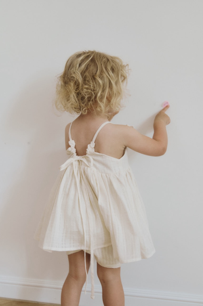 (予約) inné / ribbon petit ops (ivory)