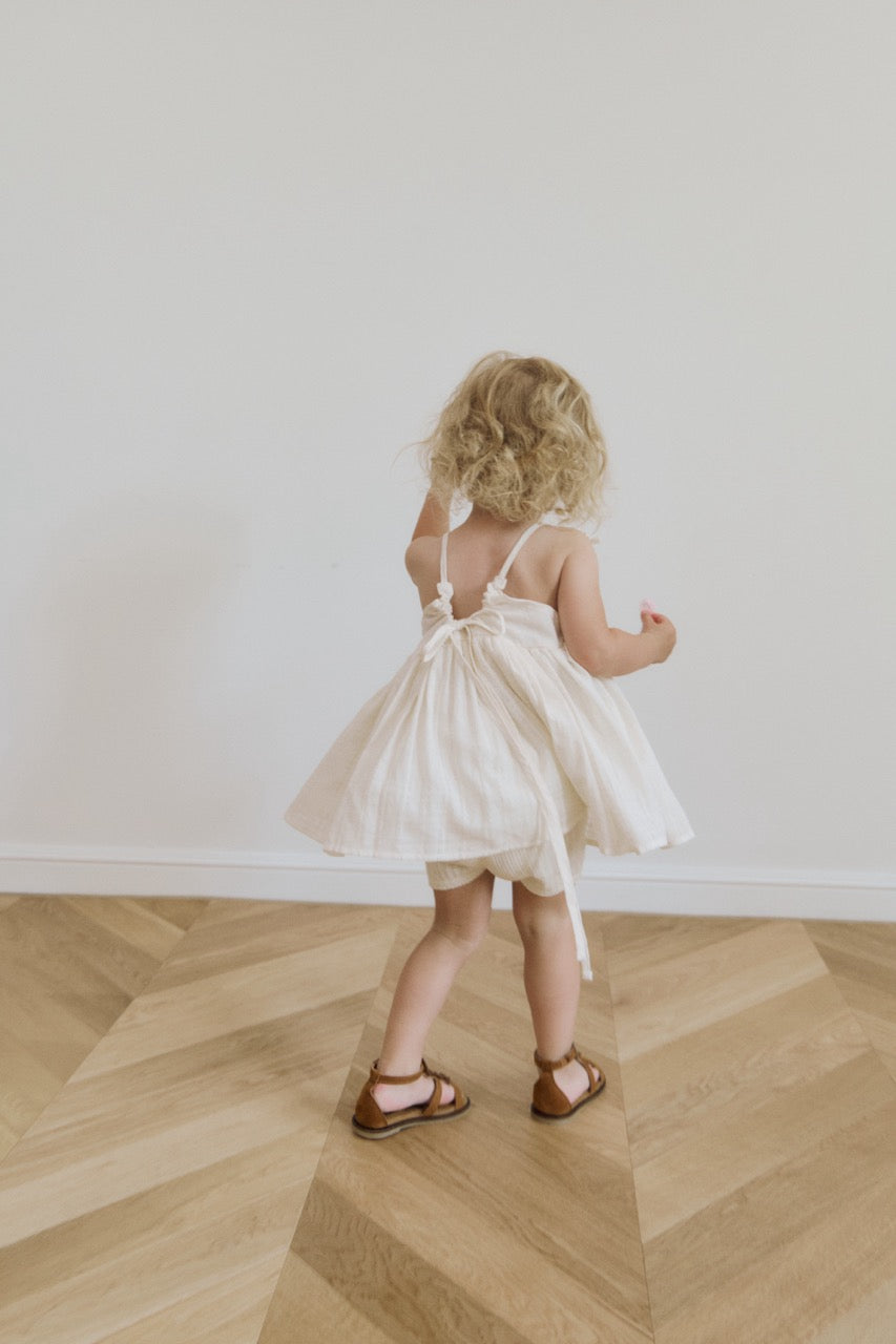 (予約) inné / ribbon petit ops (ivory)