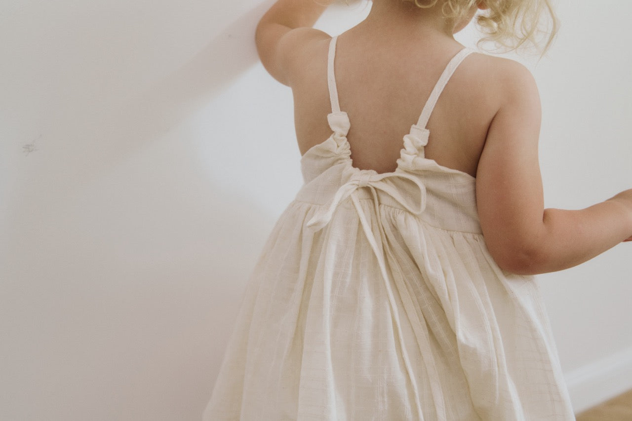 (予約) inné / ribbon petit ops (ivory)