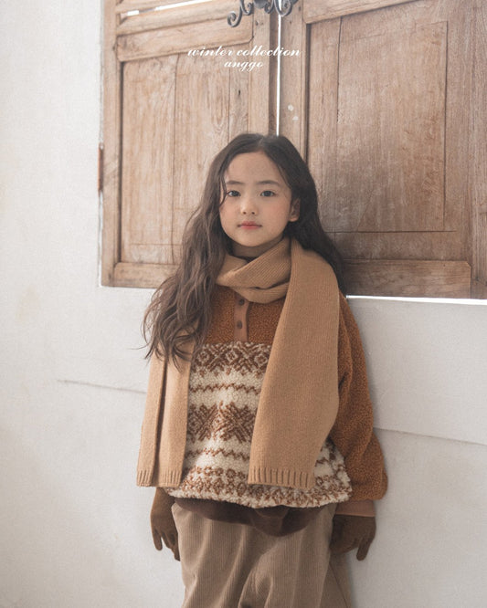 (予約) anggo / Pecan Sweatshirt