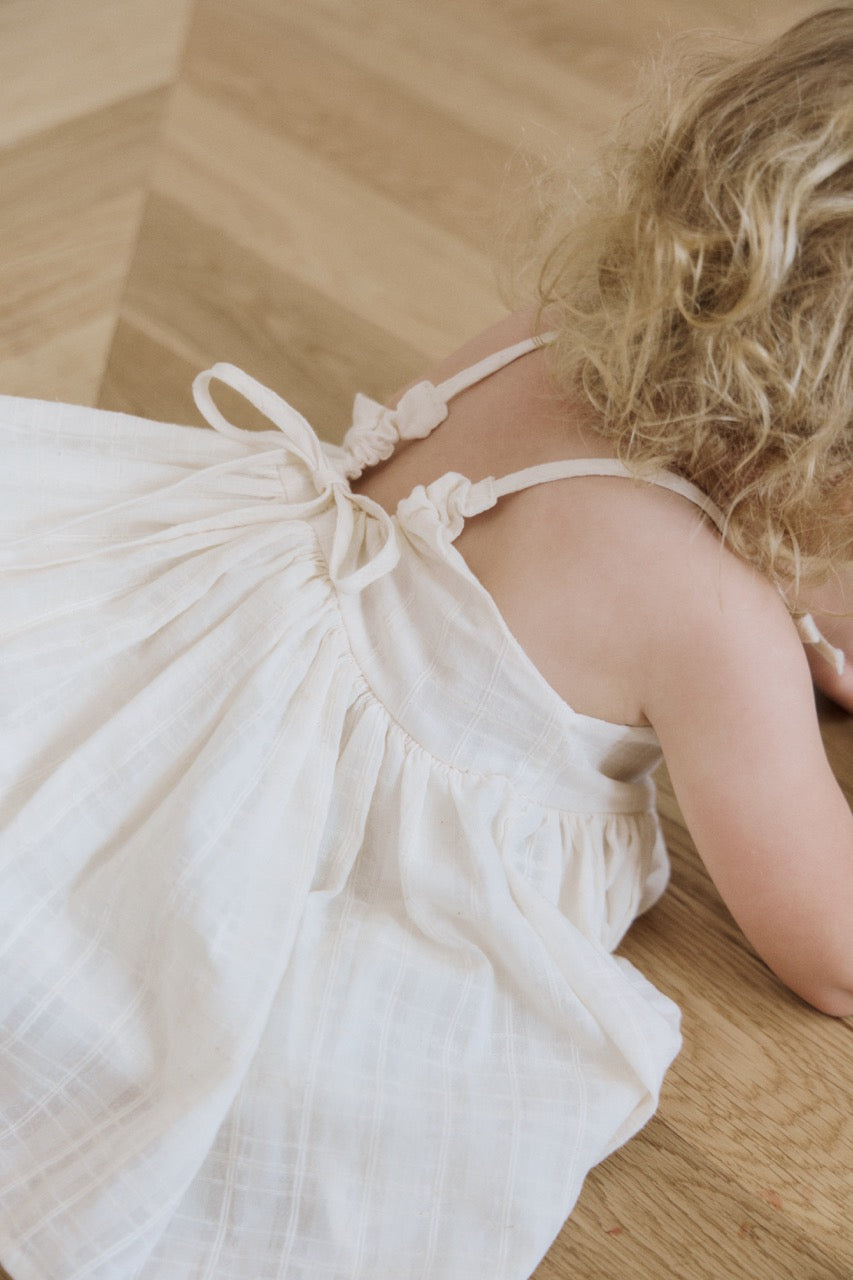 (予約) inné / ribbon petit ops (ivory)