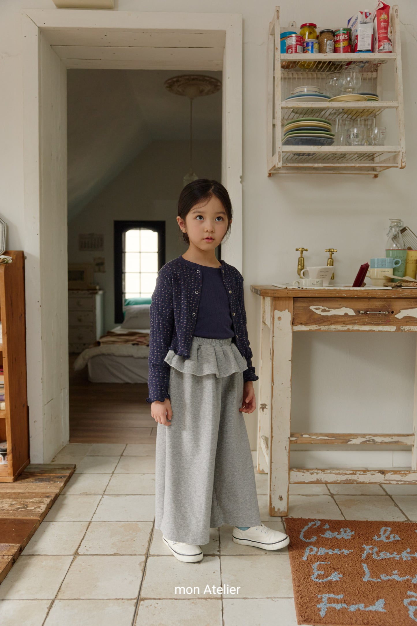 (予約) mon Atelier  / ruffle pants