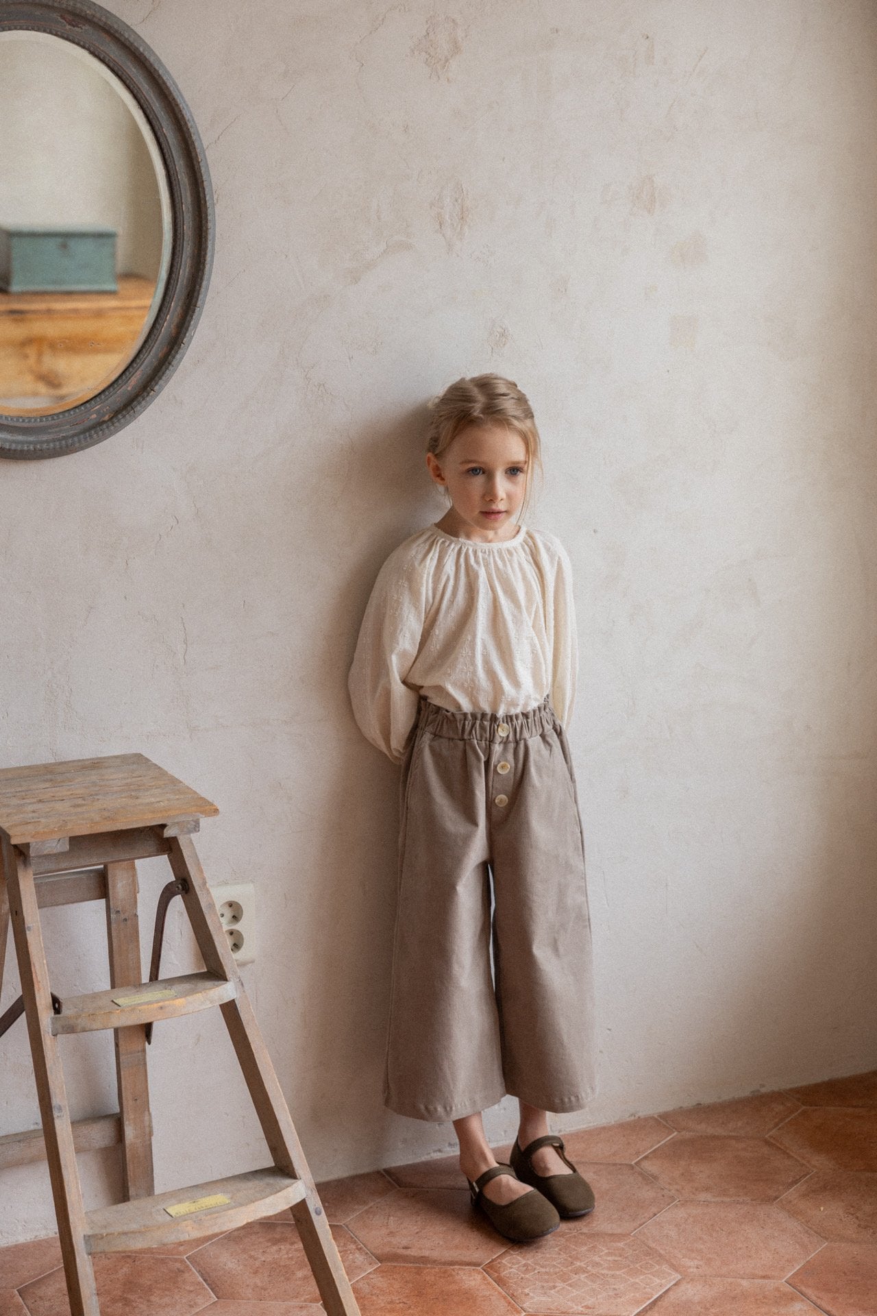 (予約)perro bebe / Jasmine blouse - cream