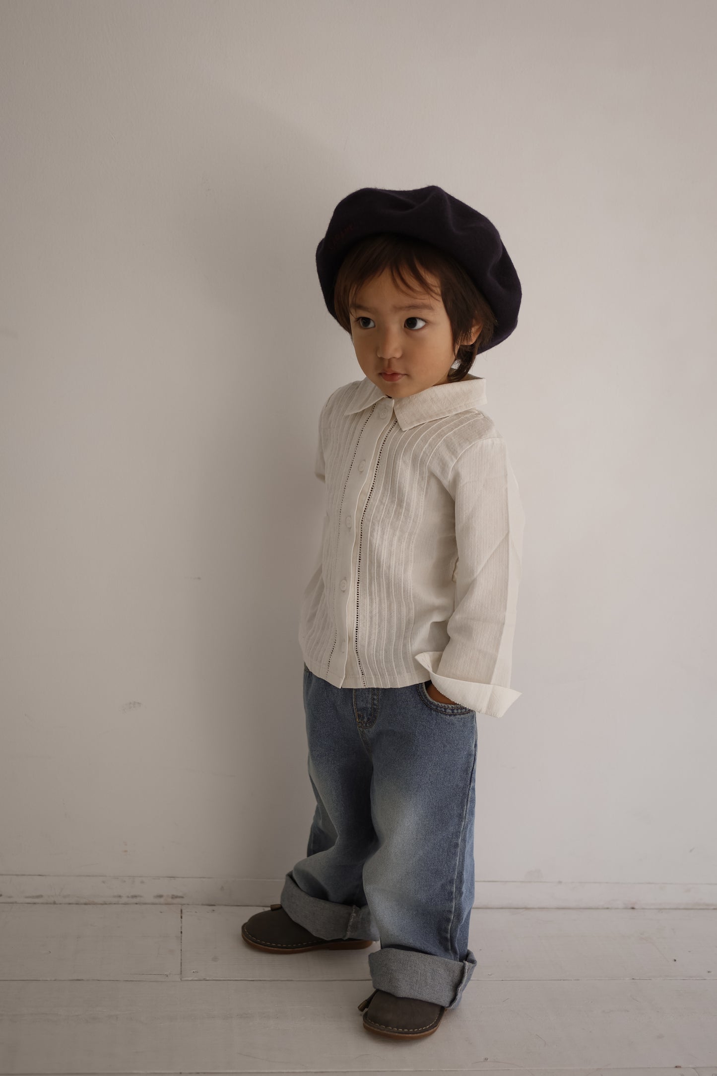 (送料無料)OREN / Arlo Pintuck Shirt