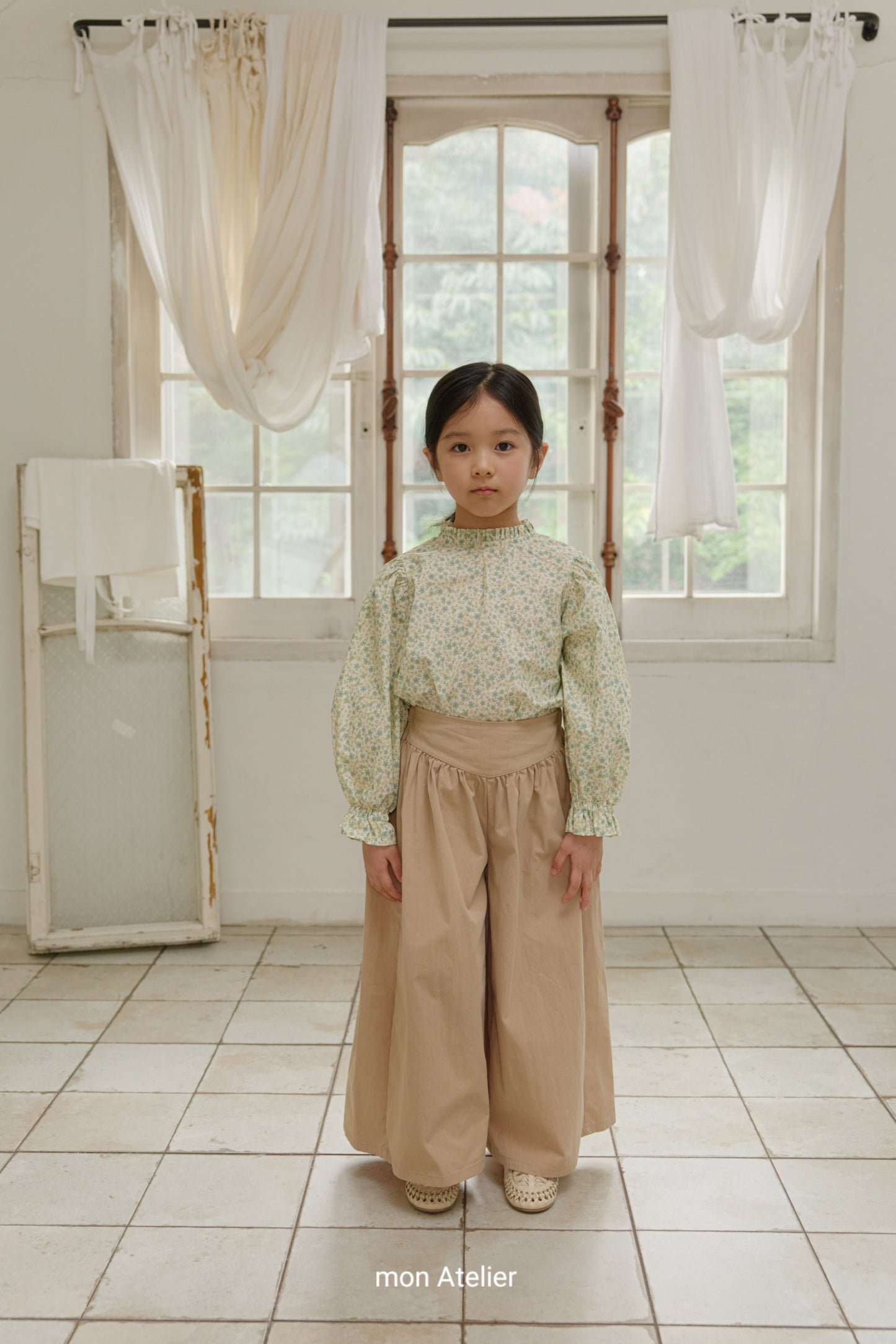 (予約) mon Atelier  / daisy blouse