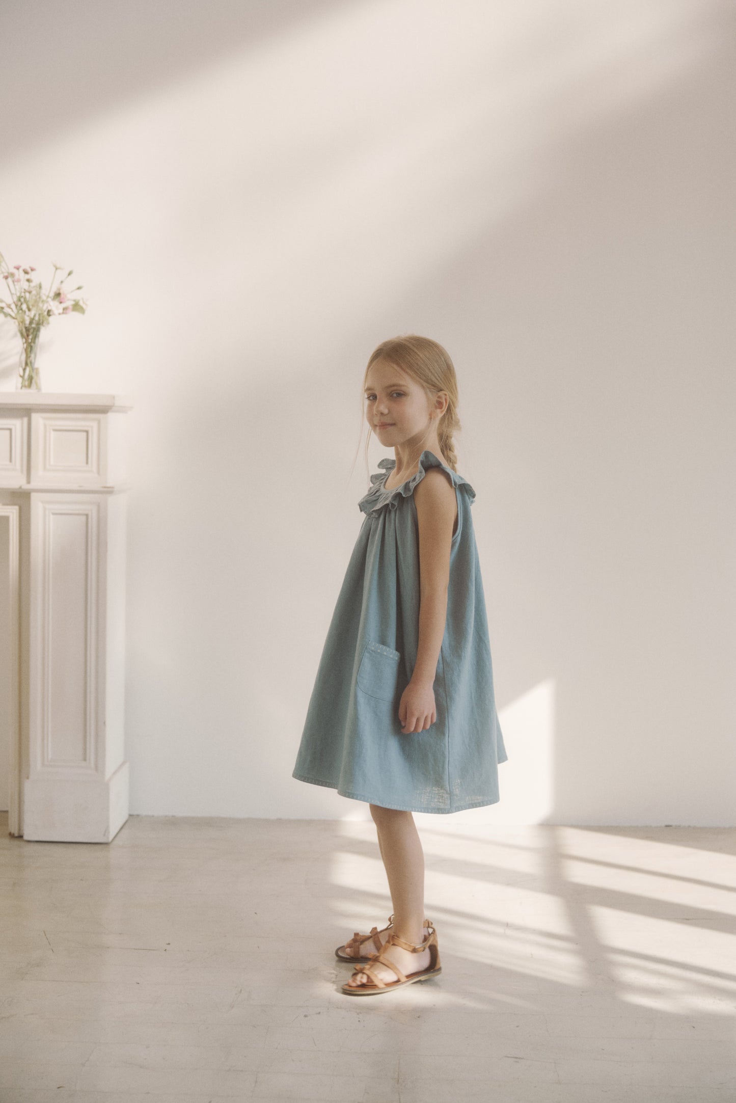 inné / marion linen dress