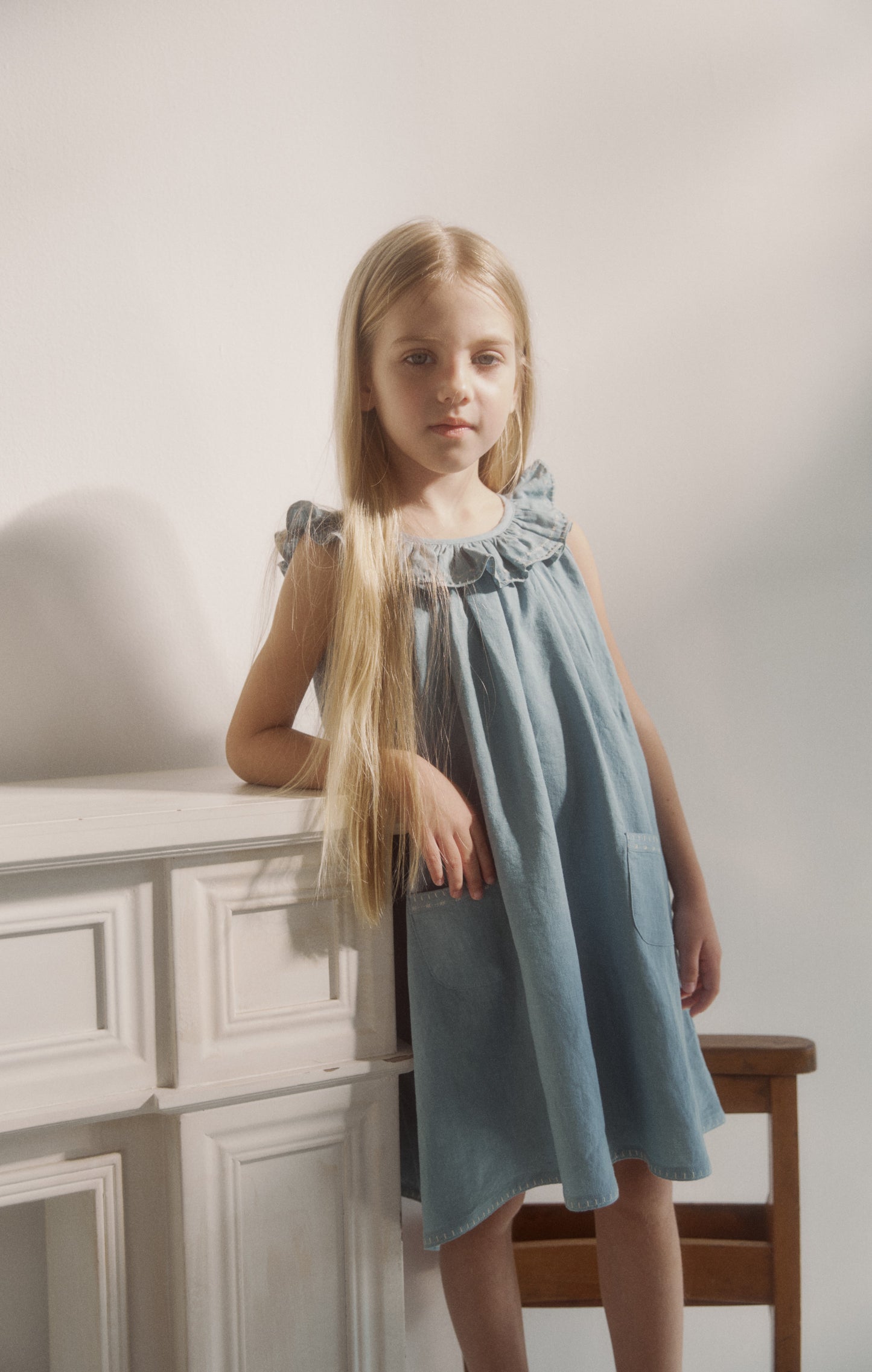 inné / marion linen dress