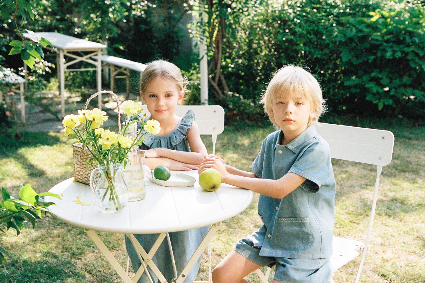 inné / marion linen dress