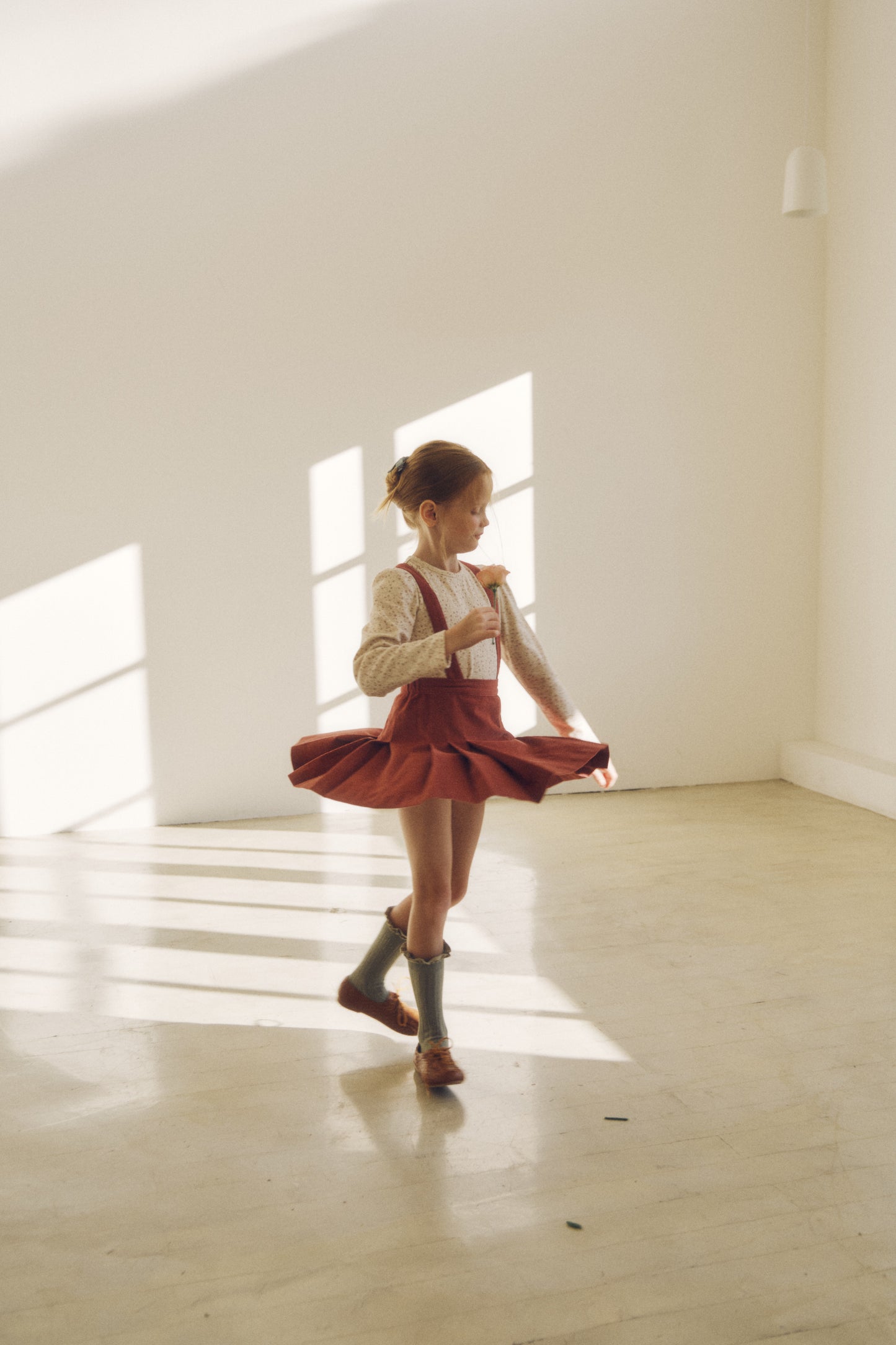 <予約> inné / Rose Pleats skirt