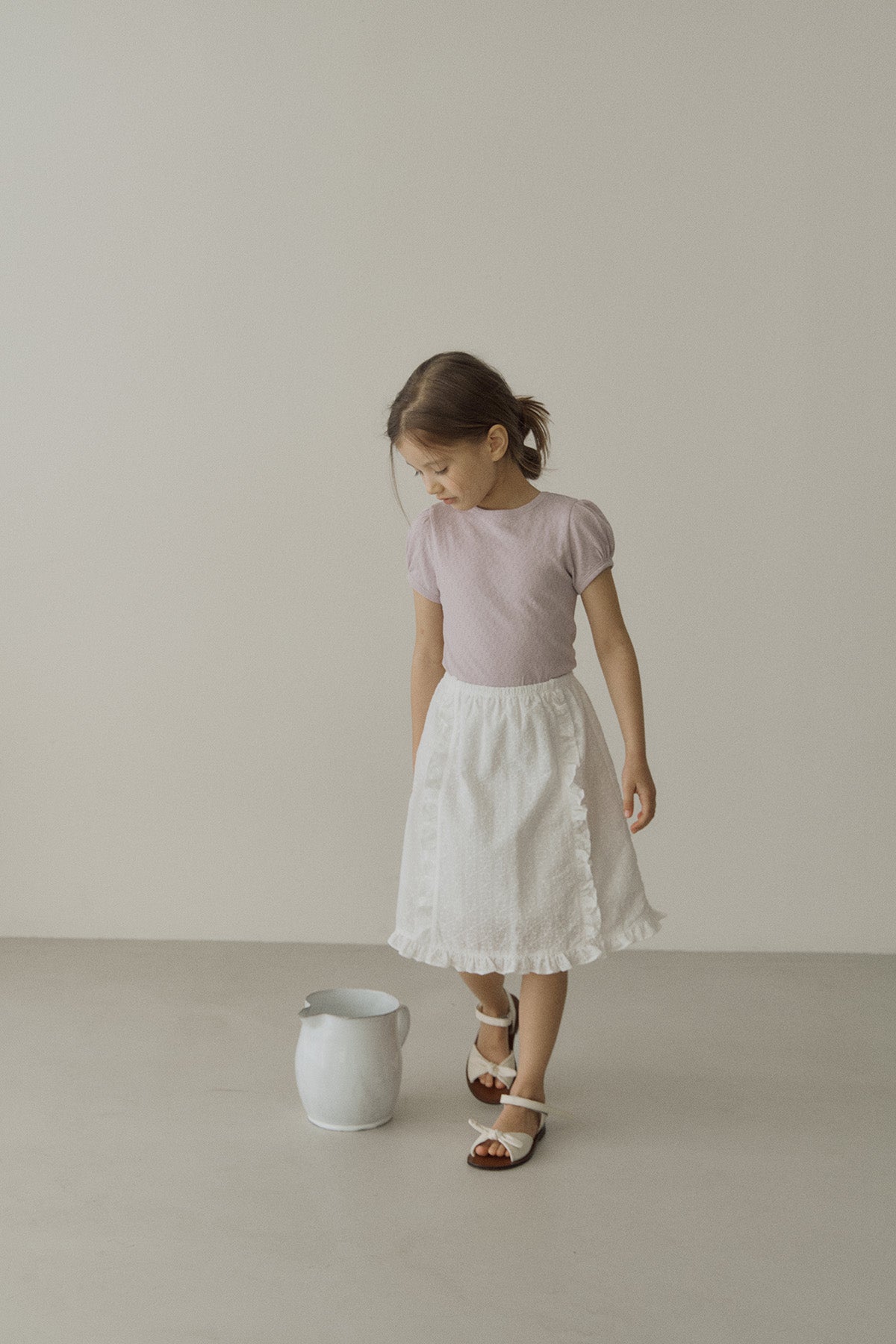 (予約) inné /  flora lace skirt