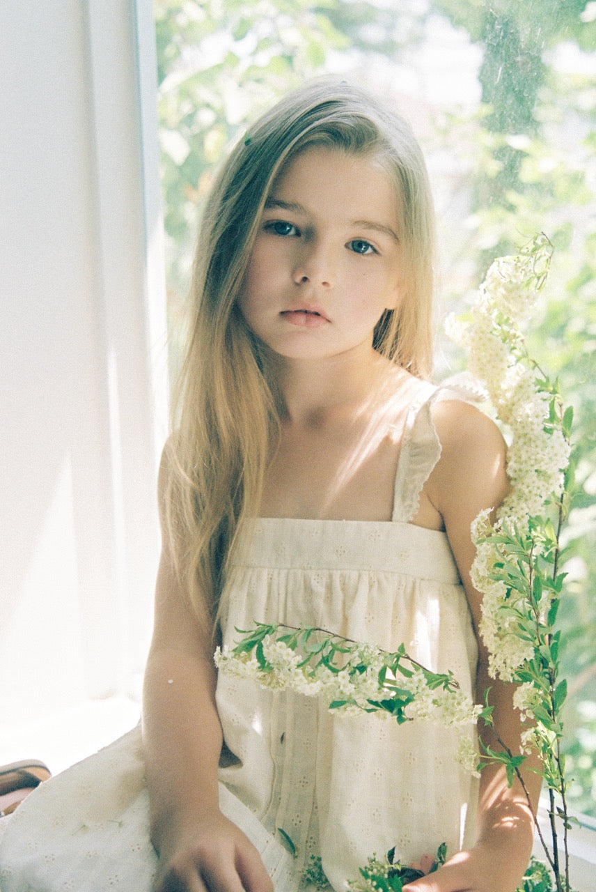 (予約) inné / miette ruffle dress (ivory)