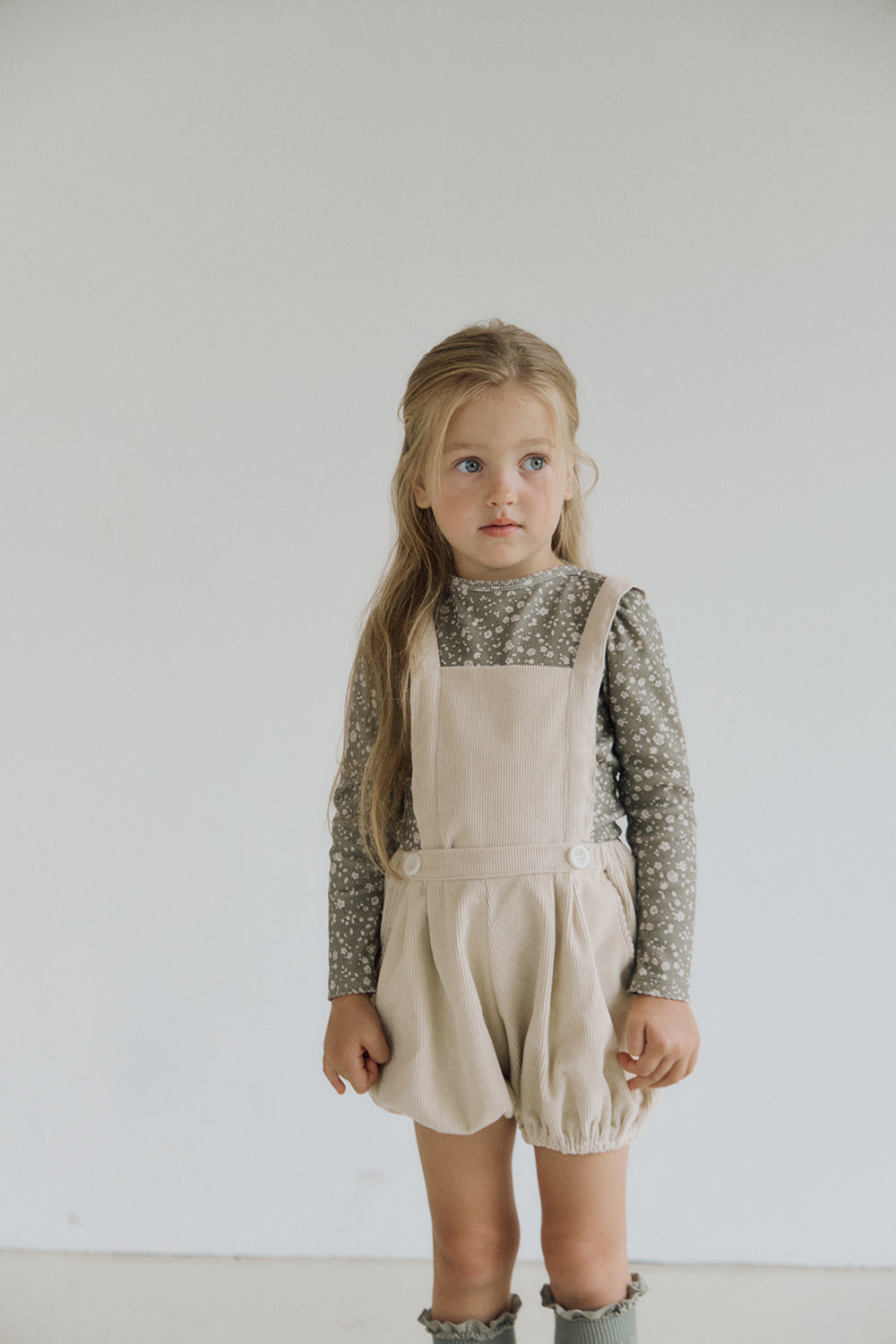 (予約) inné / Corduroy bloomer - Light beige
