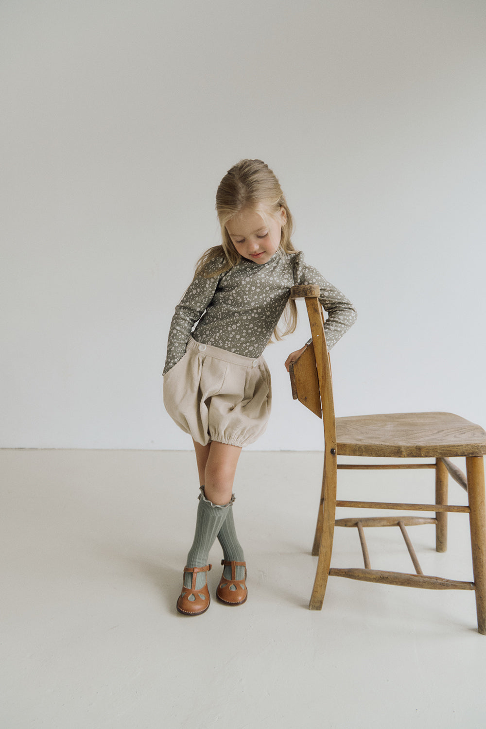 (予約) inné / Corduroy bloomer - Light beige