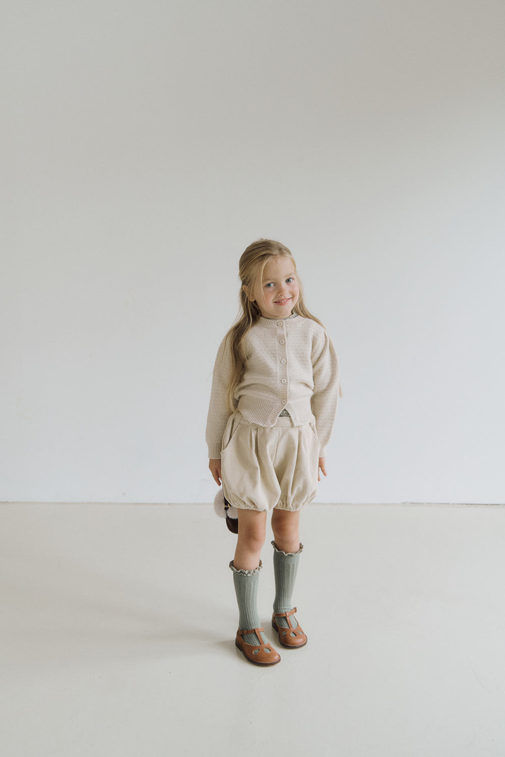 (予約) inné / Cashmere cardigan - beige