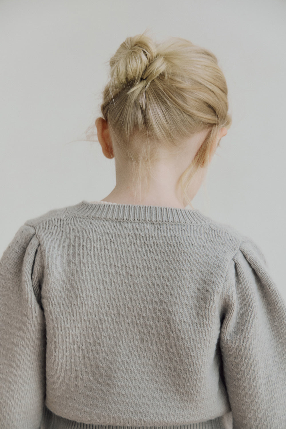 (予約) inné / Cashmere cardigan - blue gray