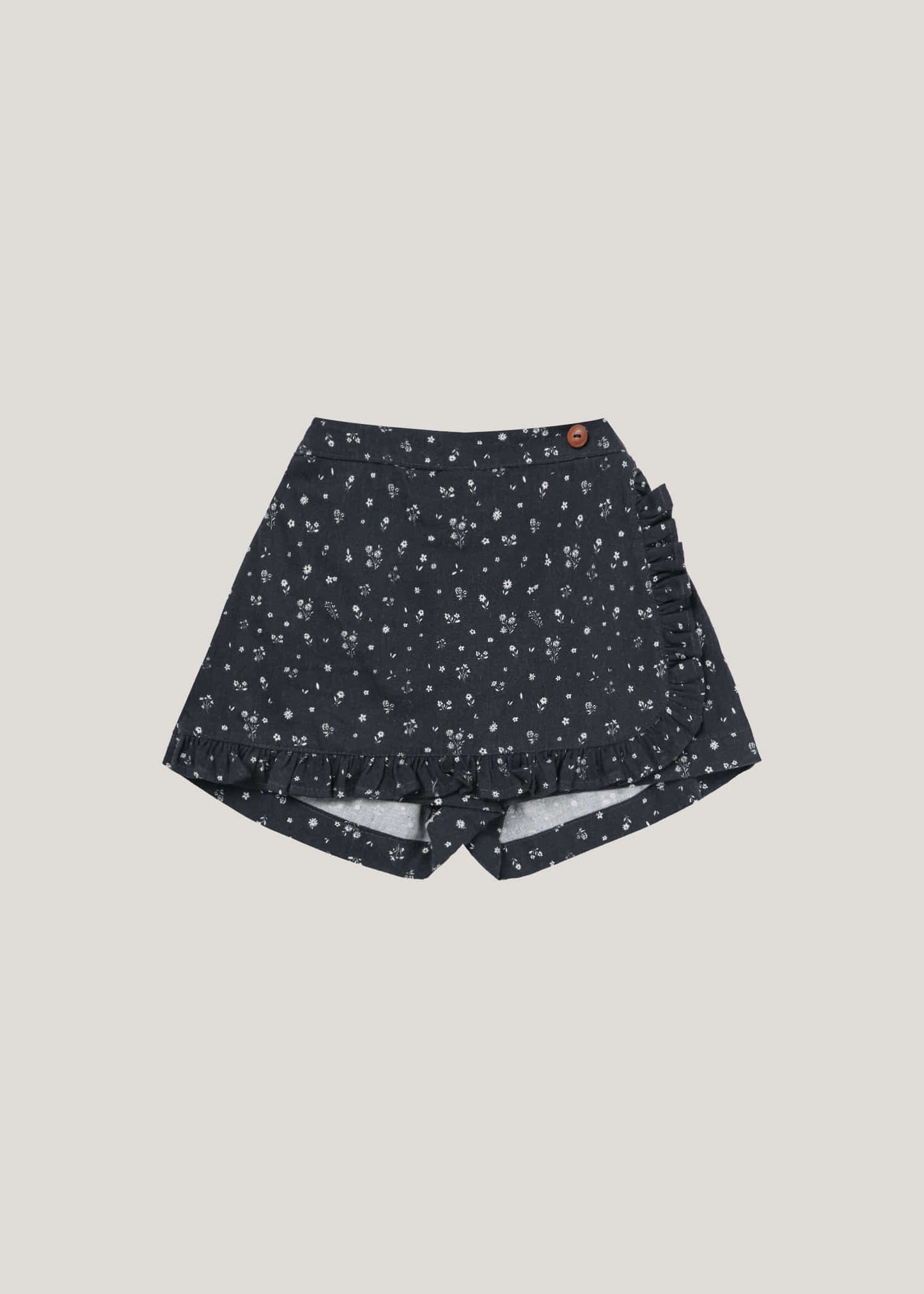 (予約) inné / collete wrap skirts (navy flower)