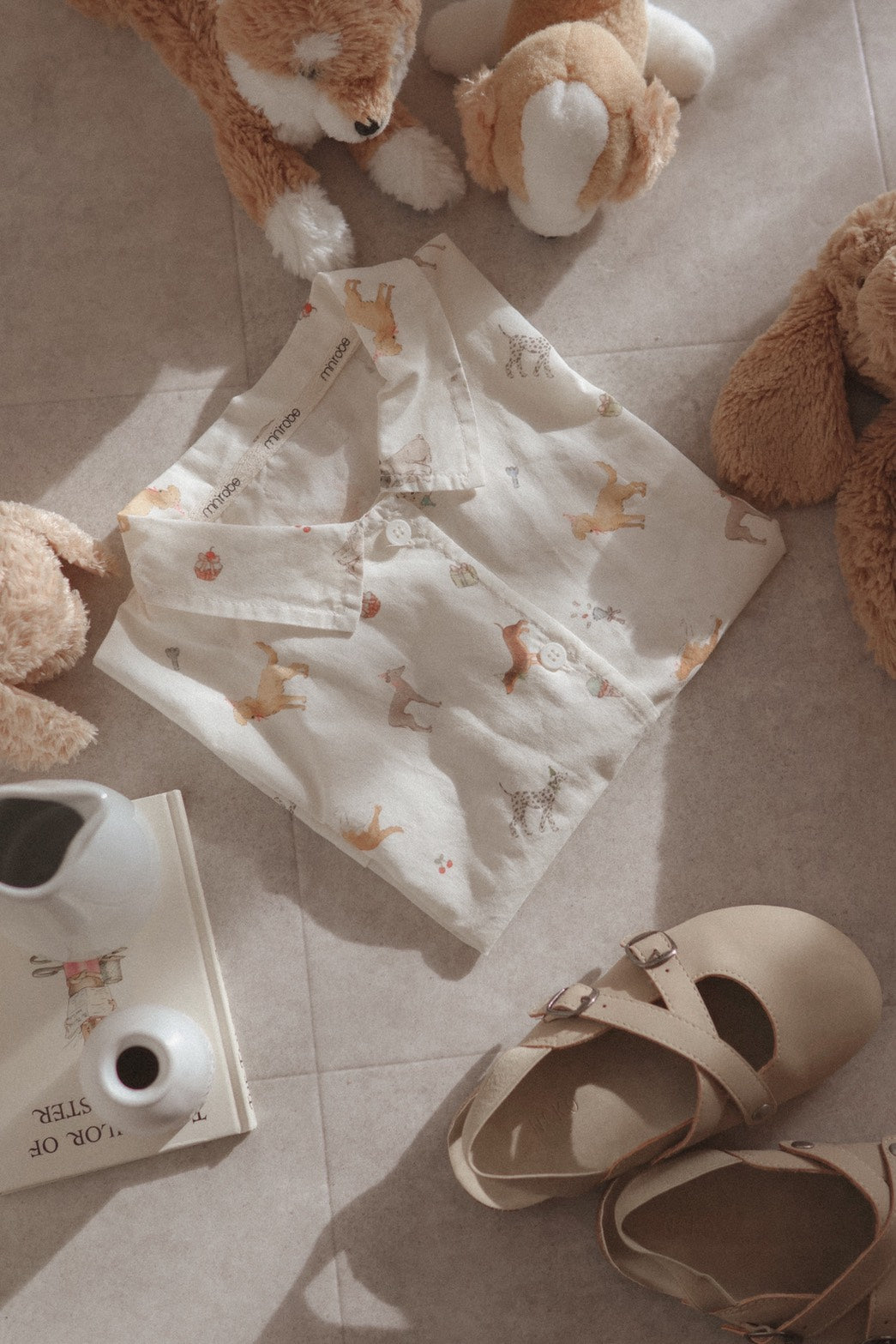minirobe / Puppy short sleeve shirt