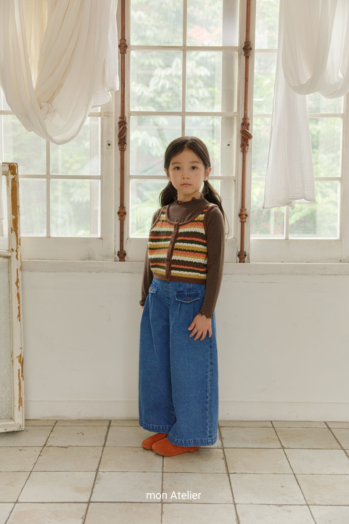 (予約) mon Atelier  / multi vest