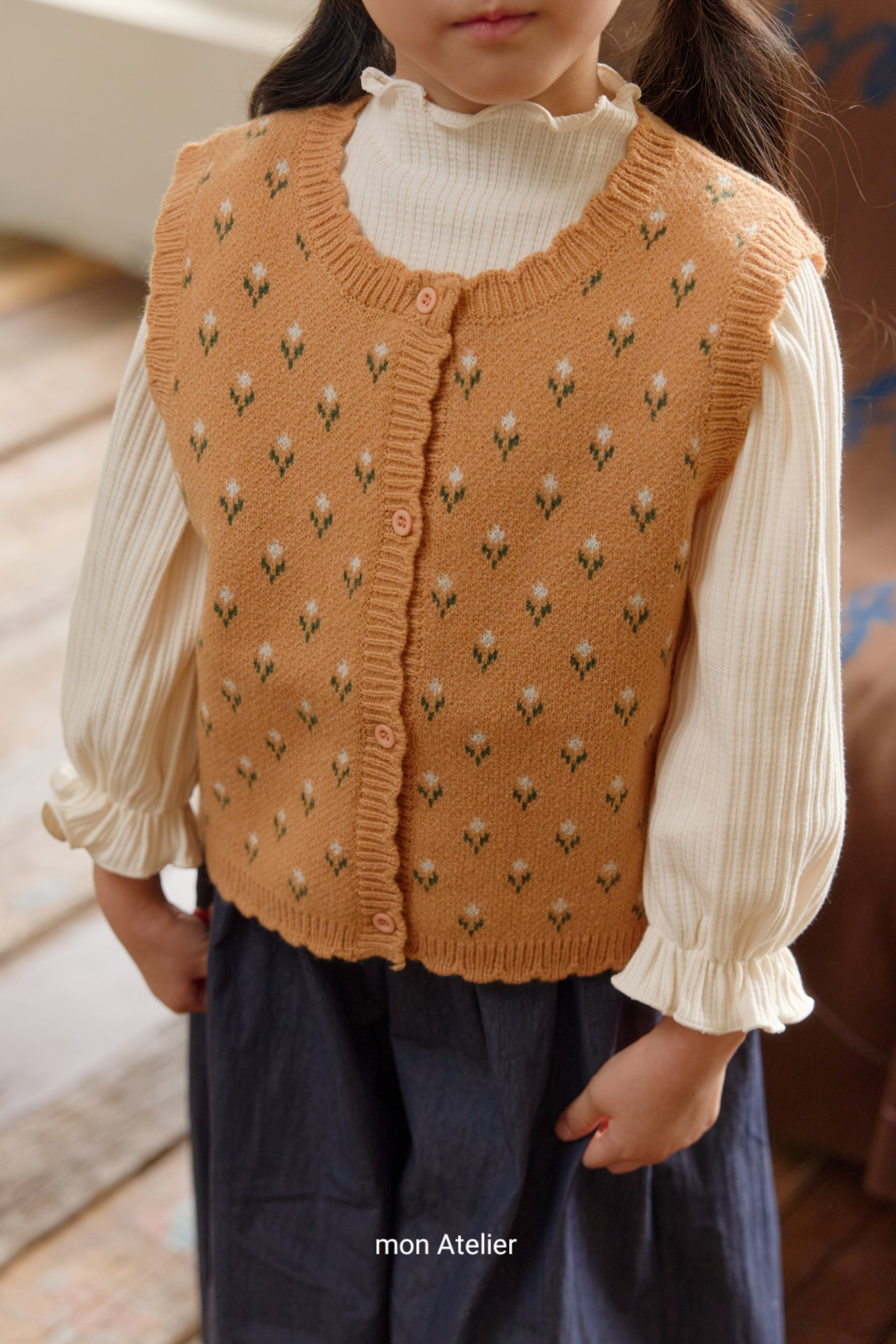 (予約) mon Atelier  / tulip vest